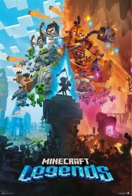 Buy Impact Merch. Poster: Minecraft - Legends - Reg Poster 610mm X 915mm #424 • 2.05£