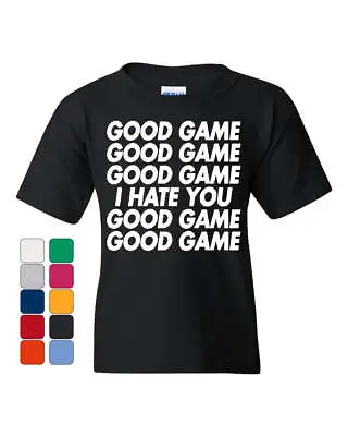 Buy Good Game I Hate You Youth T-Shirt Funny Sports Team Ball Tee Shirt • 17.49£