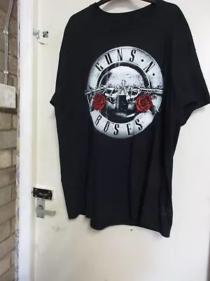 Buy Guns And Roses Black T Shirt 42/44ins • 6£