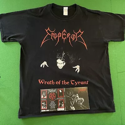 Buy Emperor 'Wrath Of The Tyrant' T Shirt + CD Collectors Bundle - Black Metal (XL) • 23.95£