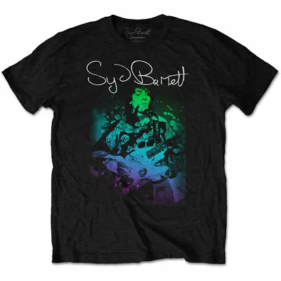 Buy SYD BARRETT - Official Licensed Unisex T- Shirt - Psychedelic  -  Black  Cotton • 16.99£
