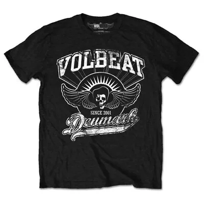 Buy Volbeat - Denmark T-Shirt - Band T-Shirt - Official Merch • 20.68£