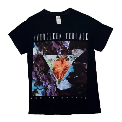 Buy EVERGREEN TERRACE “Jax • FL • MMXVII”   Metalcore Heavy Metal Band T-Shirt Small • 16£