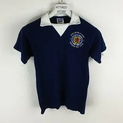 Buy World Cup 1978 T Shirt Mens Small Blue F45 • 8.99£
