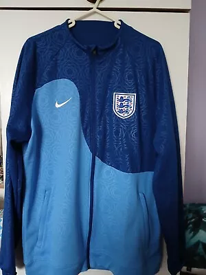 Buy England Women's Nike Academy Pro Anthem Jacket Blue (mens) Large Worn Once • 35£
