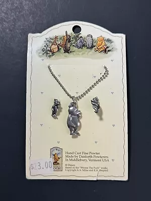 Buy Danforth Pewterer Classic Pooh Pewter Pooh Jewellery Set • 36.19£