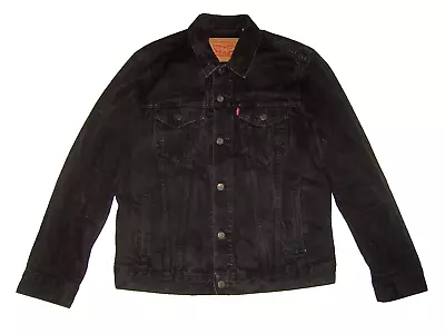 Buy Levis Levi Strauss Co Black Denim Jean Jacket L • 19.90£