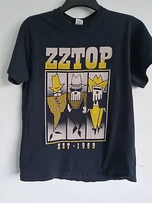 Buy ZZ Top Est. 1969 - 2019 Concert Tour T-Shirt Cities Listed Size Medium • 29.99£