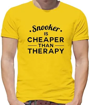Buy Snooker Is Cheaper Than Therapy - Mens T-Shirt - 147 Crucible Fan Selby Love • 13.95£
