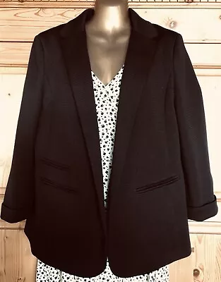 Buy Ladies Size 16 Black Lined Jacket From Wallis New Without Tags  • 7£