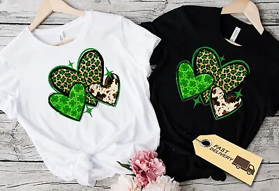 Buy St Patrick's Day Drinking Team T-Shirt-Irish Ireland Gift, Leopard Love • 5.99£