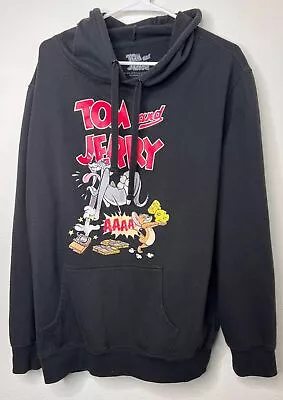 Buy Tom And Jerry Pullover Hoodie ~ Size XL ~ Cartoon ~ Front Logo ~ See Pics • 21.23£