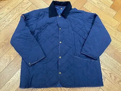 Buy Mens Ford Racing Diamond Casual Blue Popper Button Up Jacket 50” Chest XL • 19.99£