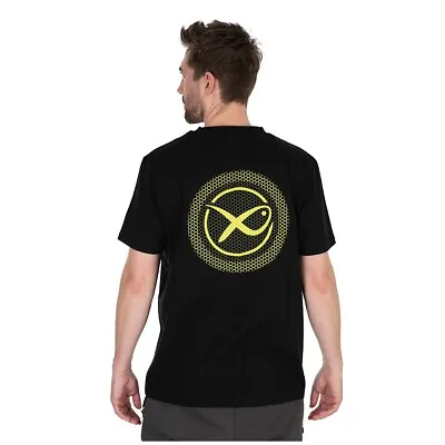Buy Matrix Large Logo T-Shirt Black Fishing Clothing Shirt *All Sizes* - NEW • 17.09£