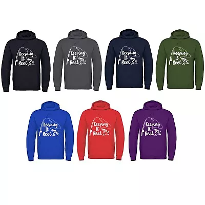 Buy Keeping It Reel Hoody Angling Hooded Top Clothing Gift Printed Sweatshirt Hoodie • 19.96£