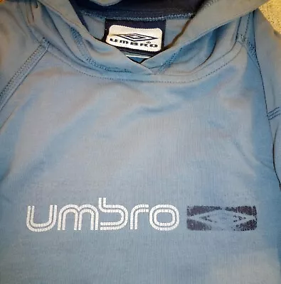 Buy Vintage Umbro Hoodie Blue YS 7-8 Years Boys • 4.50£