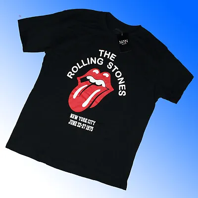 Buy Mens Rolling Stones T Shirt 2XL 3XL 4XL 5XL  50  - 62   Chest 100% Cotton Black • 9.97£