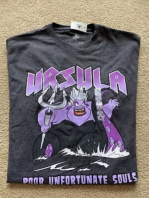Buy Disney Parks Villain Ursula Poor Unfortunate Souls Adult L T-shirt NWT $24.99 • 17£
