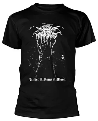 Buy Darkthrone Under A Funeral Moon Album Black T-Shirt NEW OFFICIAL • 16.39£