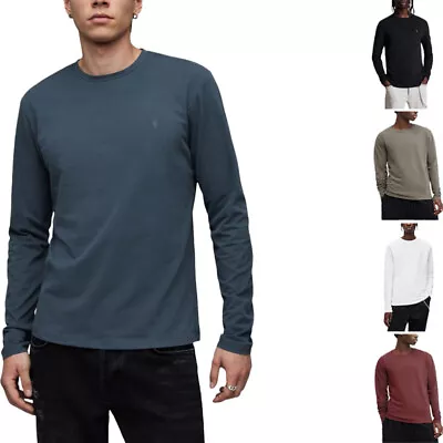 Buy Mens T Shirts ALL SAINTS Crew Neck Long Sleeve Casual NEW Summer Tee XS - 2XL • 24.99£