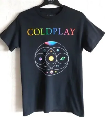 Buy Coldplay Music Of The Spheres Women's Small Live 2022 World Tour T-Shirt Tee Top • 19.95£
