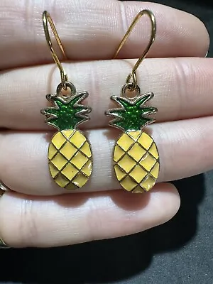 Buy Pineapple Earrings Rockabilly Style Funky Unusual Fruit Jewellery Summer Gift • 8£