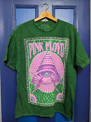 Buy Pink Floyd 2022/ Official Merch Green Garment Dyed/Heavy S/M Oversized RETRO  • 7.22£