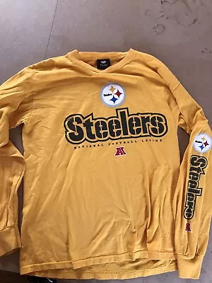 Buy NFL Pittsburgh Steelers Long Sleeve Official Merchandise Medium • 10£