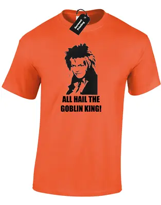 Buy All Hail The Goblin King Mens T-shirt Retro Labyrinth Classic  Cult Jareth • 8.99£
