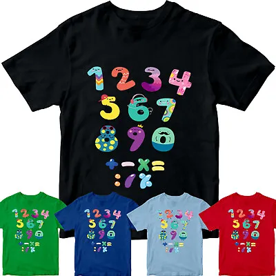 Buy Number Day T-Shirts National Maths Day School Boys Girl Top #ND #05 • 7.59£