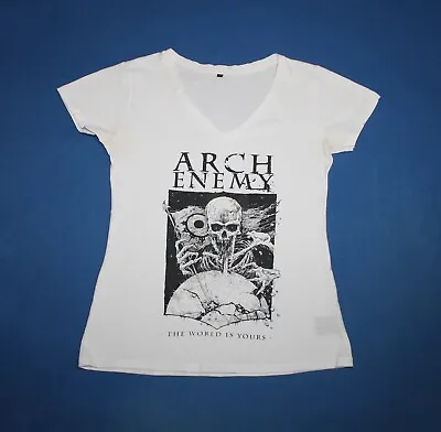 Buy Arch Enemy Shirt The World Is Yours Melodic Death Metal Band Tee Women's Medium • 27.92£