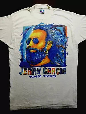 Buy Grateful Dead Shirt T Shirt Vintage 1995 Jerry Garcia Sunglasses Painting JGB XL • 473.61£