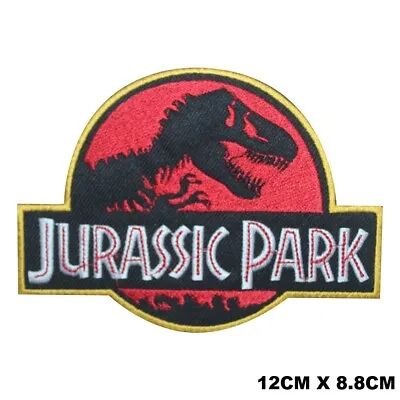 Buy Jurassic Park Movie Name Logo Embroidered Sew/Iron On Patch Patches • 2.49£