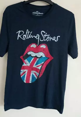 Buy ROLLING STONES Union Jack Tongue T Shirt Size Small • 4£