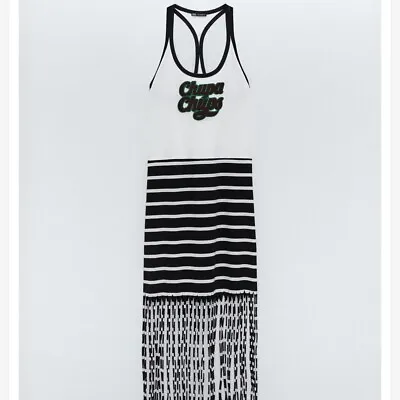 Buy Zara Chupa Chups® Dress With Fringing Sz M • 37.89£