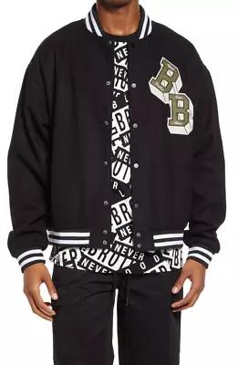 Buy Blood Brother Baseball Varsity Style Flannel Jacket Large BNWT RRP £90. Buy £25 • 25£