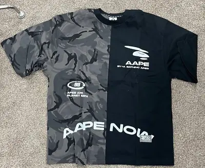 Buy Aape Splice Camo T Shirt In Black - Medium • 85£