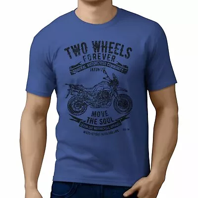 Buy JL Soul Illustration For A Moto Guzzi V85 TT Motorbike Fan T-shirt • 19.99£