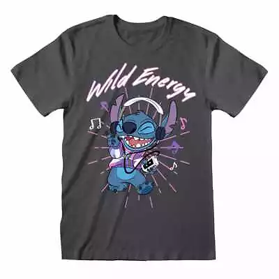 Buy ** Lilo And Stitch Wild Energy T-shirt Official Disney ** • 16£