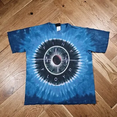 Buy Pink Floyd Liquid Blue Tie Dye 2005 T-Shirt Dark Side Of The Moon Size Medium  • 29.99£