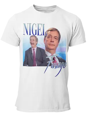 Buy Nigel Farage Brexit Homage Funny Tv Film Movie Comedy Sci Fi Stag Do T Shirt • 5.99£