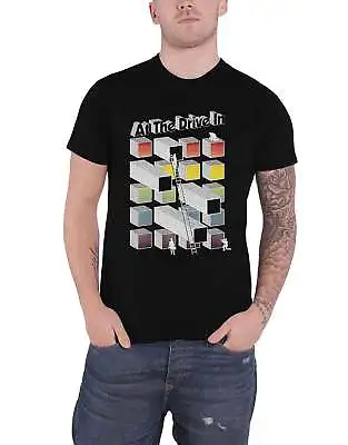 Buy At The Drive In T Shirt Colour Work Band Logo New Official Mens Black • 17.95£