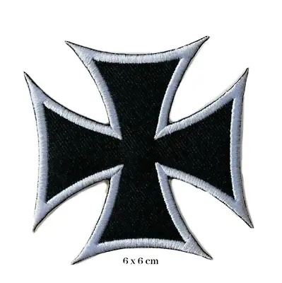 Buy Maltese Cross Motorhead Heavy Metal Rock Music Sew/Iron On Patch Badge • 2.19£