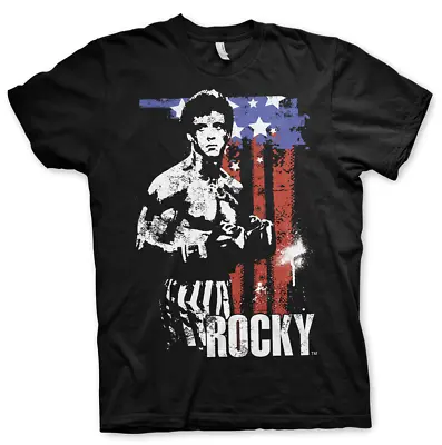 Buy Rocky American Flag Official Mens T-Shirt • 15.98£