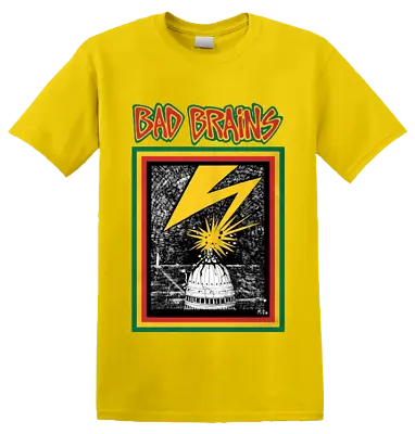 Buy BAD BRAINS - 'Bad Brains' T-Shirt (Yellow) • 24.19£