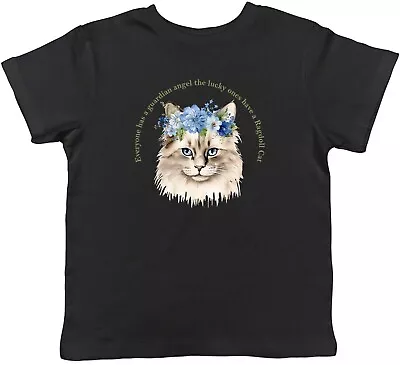 Buy Guardian Angel Kids T-Shirt Lucky Ones Have A Ragdoll Cat Childrens Boys Girls • 5.99£