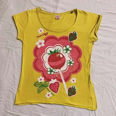 Buy Chupa Chups Yellow Lollypop T-Shirt Medium Size • 8£