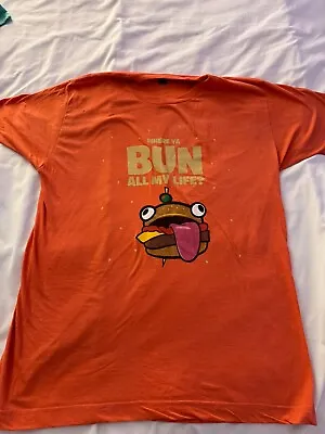 Buy Fortnite Burger T-Shirt: Durr Burger - Large - New, Opened • 6.99£