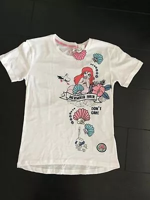 Buy Primark Ladies Pyjamas Ariel The Little Mermaid Disney T Shirt 10-12 M • 10.99£