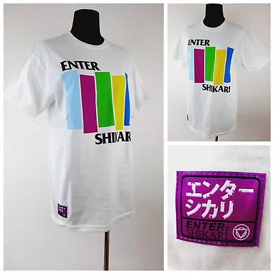 Buy Enter Shikari Band T-shirt Top Size Medium BNWT White Logo Official Merch • 19.99£